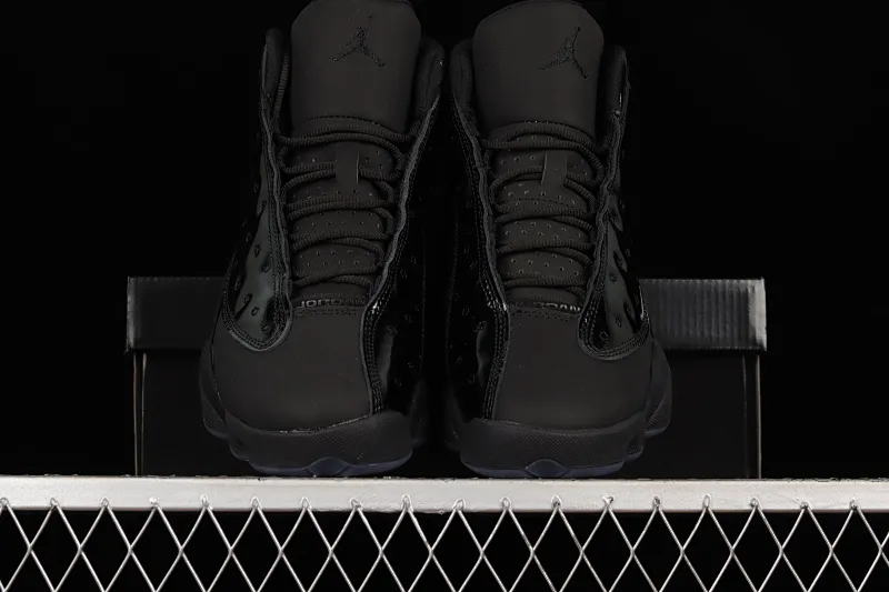 All categories Air Jordan Jordan series basketball shoes Air Jordan 13 Nk Air Jordan 13 "Cap and Gown" AJ13 Joe 13 black cat patent leather high-end replica basketball shoes 414571-012